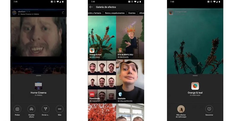 Filtros en la aplicación
