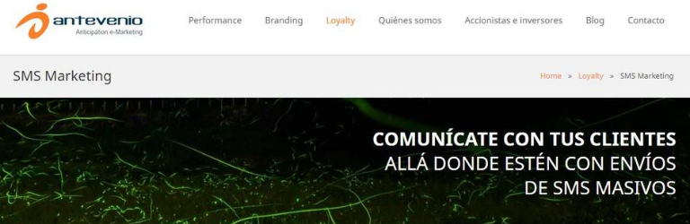 Servicio de SMS Marketing sector retail