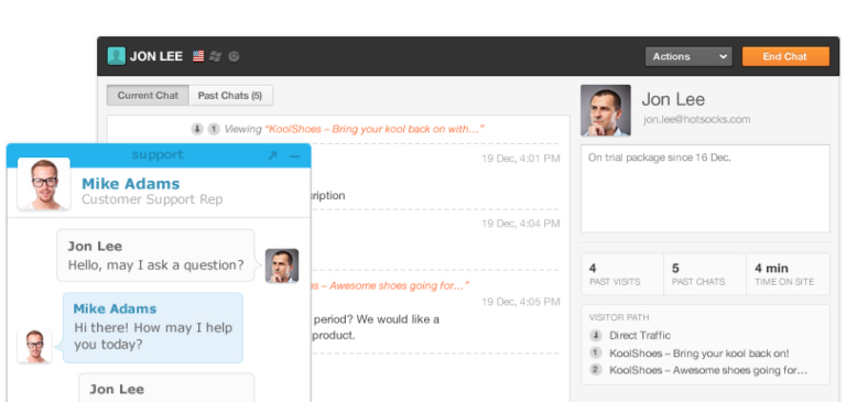 Mantente en contacto con el cliente