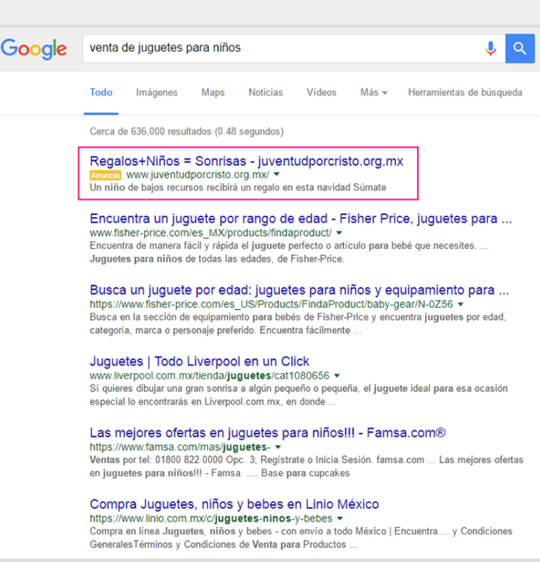 Campañas de búsqueda y display