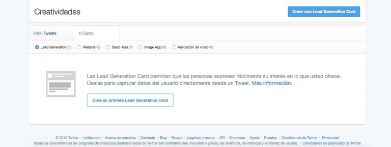 Captar leads en redes sociales: Twitter leads ads