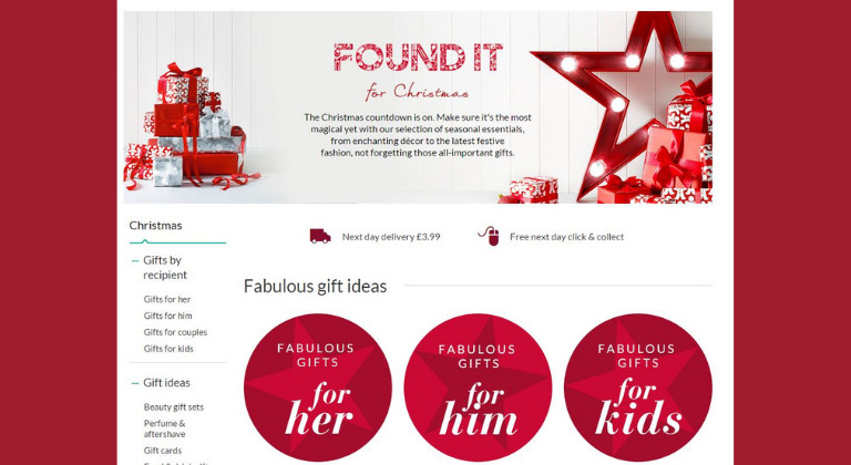 Landing page navideña
