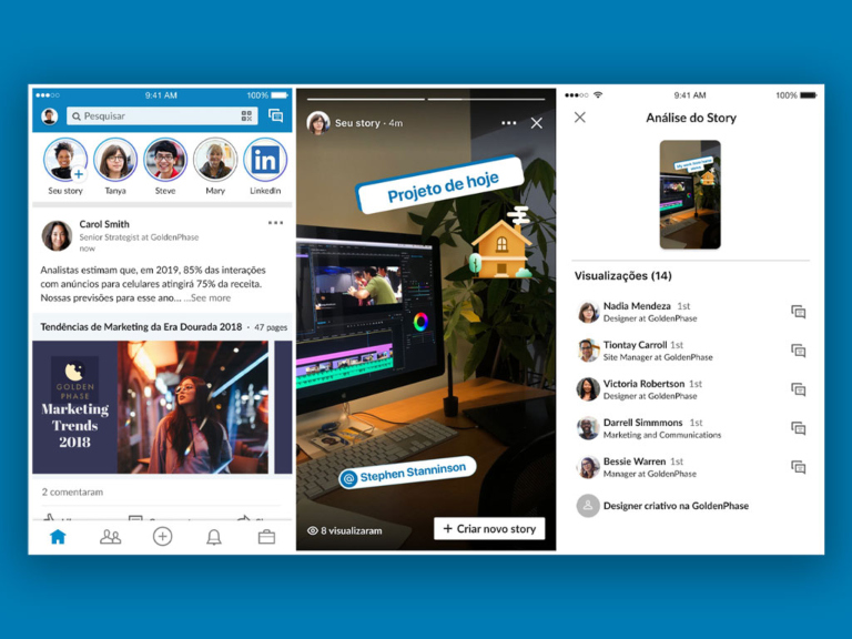 Tendencias de marketing digital en 2021: Linkedin Stories