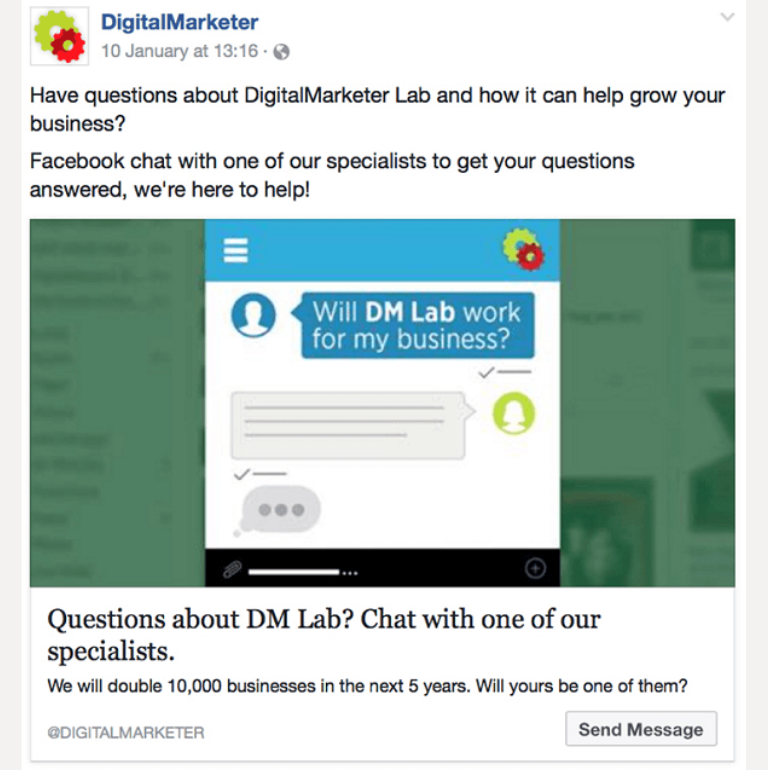 Digital Marketer anuncio