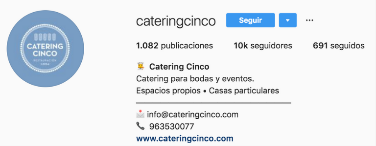 Nombre público en el perfil Ig