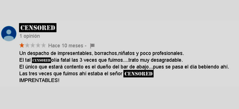 Reseña de origen dudosa