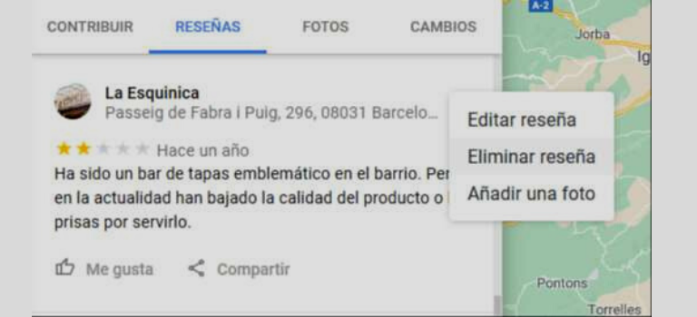 eliminar reseñas en Google My Business