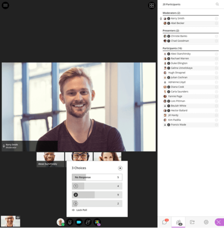 Blackboard plataformas para webinar