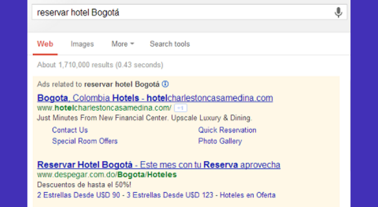 Anuncio Google red de búsqueda