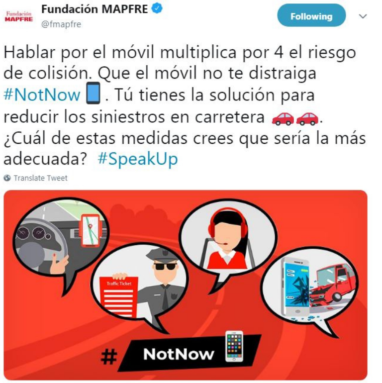 Tuit de Mapfre