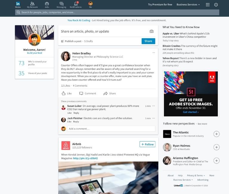 estrategias de marketing en Linkedin