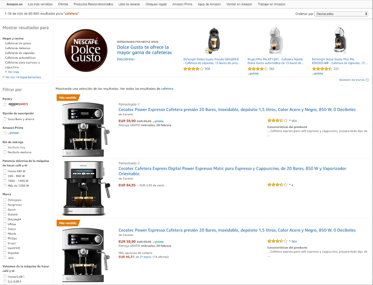 Usar precios competitivos para vender en Amazon