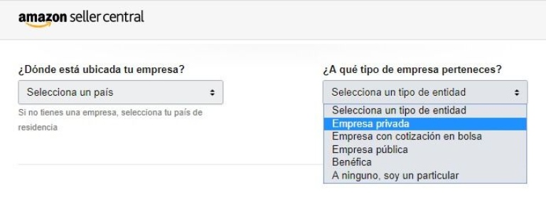Cómo crear una cuenta de seller central en Amazon