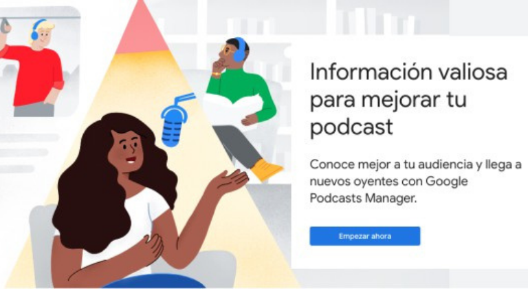 Podcasts Manager de Google