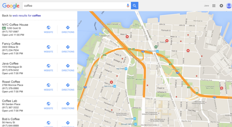 Anuncios de lugares similares, nuevo formato de campaña local en Google Ads