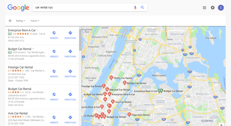 Ubicaciones en Google My Business