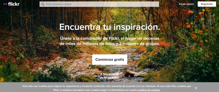 Bancos de imágenes gratuitos: Flickr