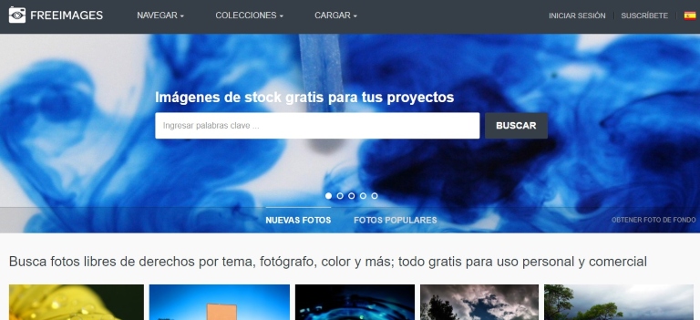 Freeimages, banco de imágenes gratuito