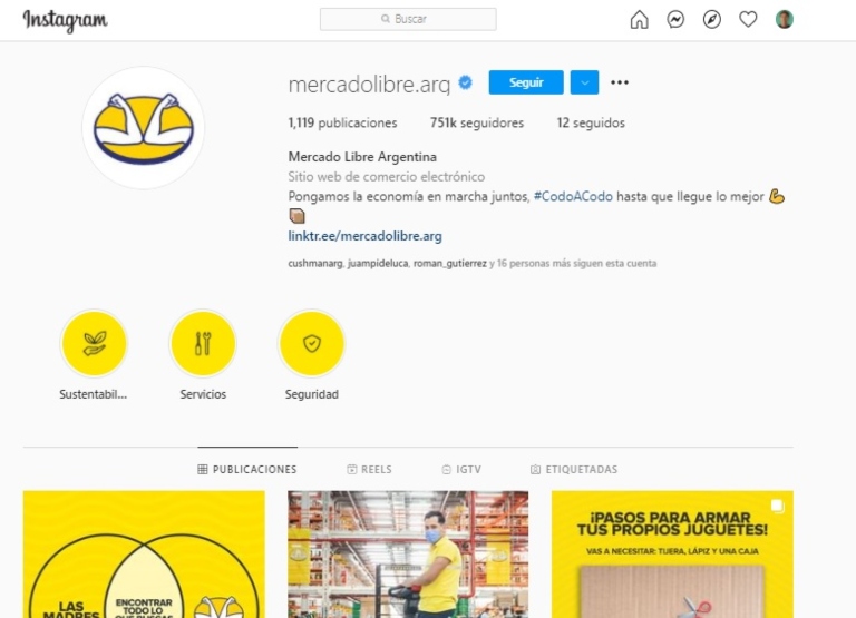 Comunidades de marca del sector retail: mercado libre