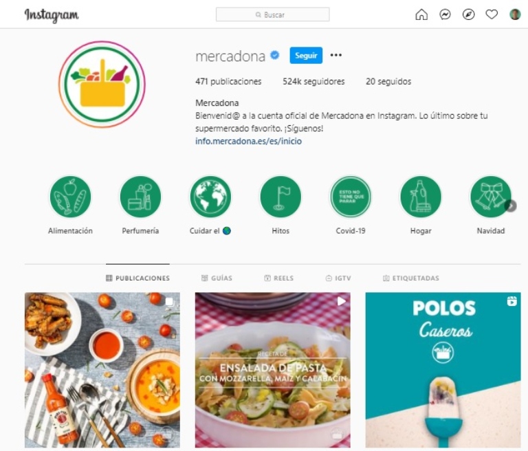 Comunidades de marca del sector retail: mercadona