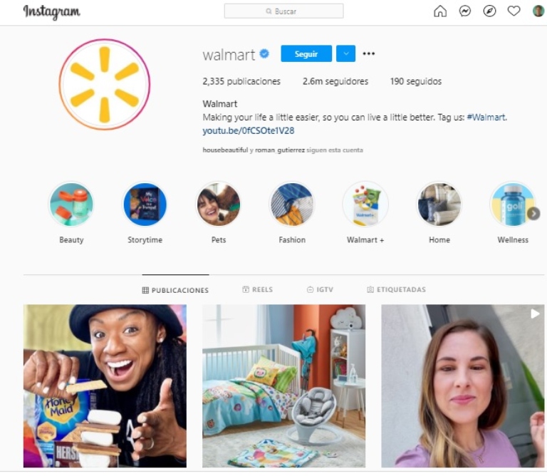 Comunidades de marca del sector retail: wallmart