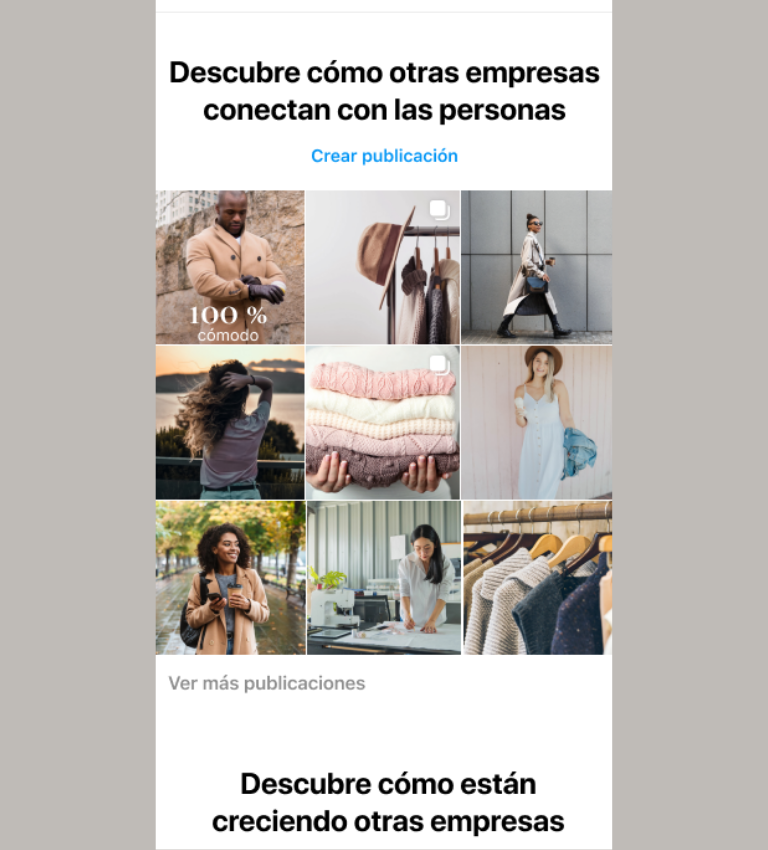 Descubre lo que puedes encontrar en el centro de recursos de Instagram para pymes