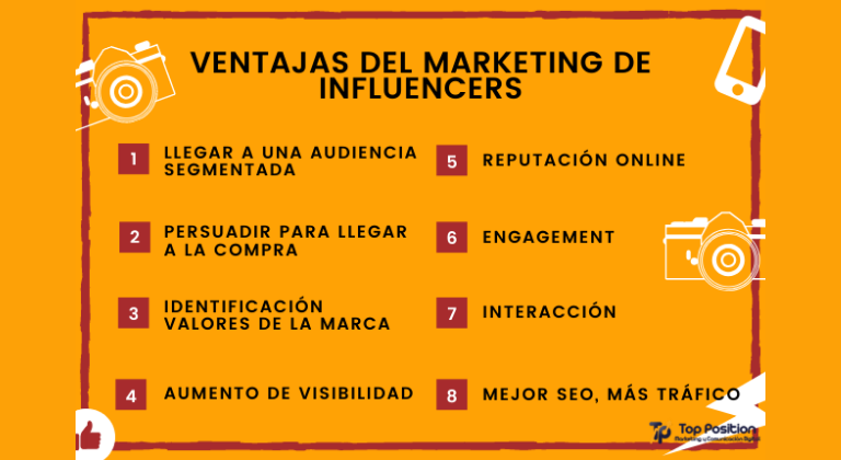 Ventajas del marketing de influencers