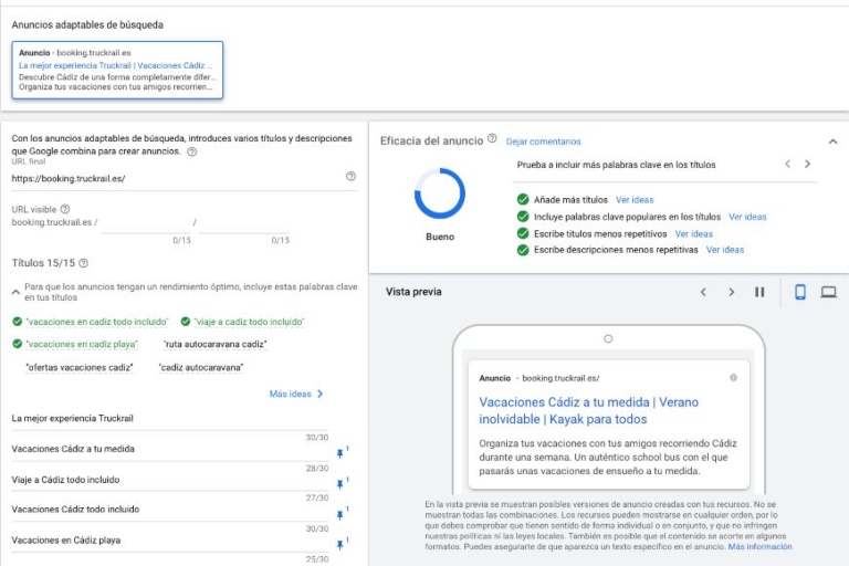 Redactar textos y anuncios atractivos