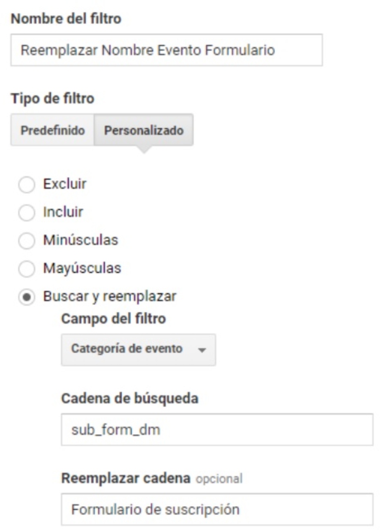 Filtros en Google Analytics: buscar y reemplazar tráfico no deseado 