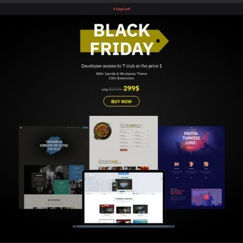 Landing page de Black Friday