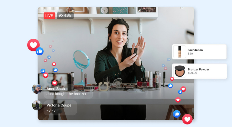 Live shopping: descubre el poder del streaming para incrementar las ventas