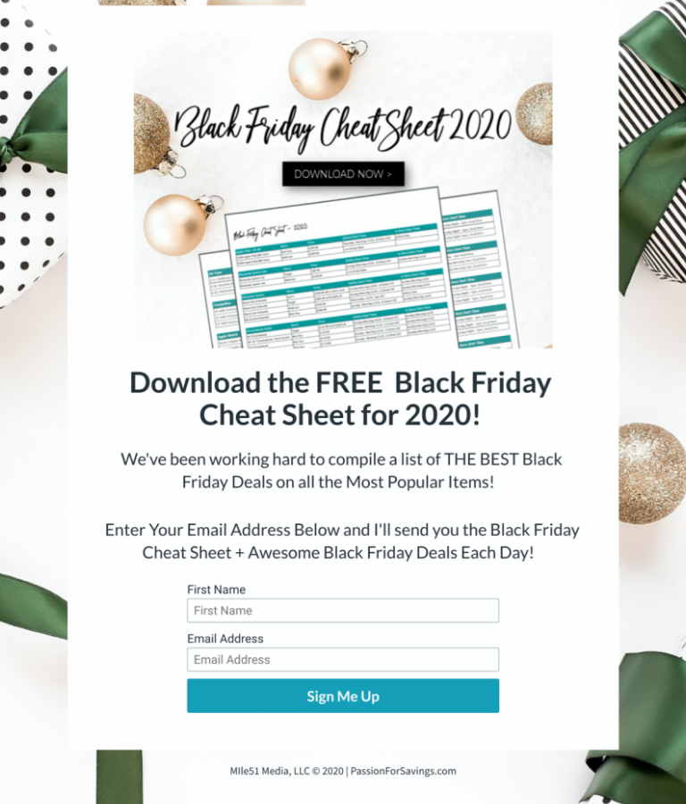 Landing page de Black Friday: formulario de descarga