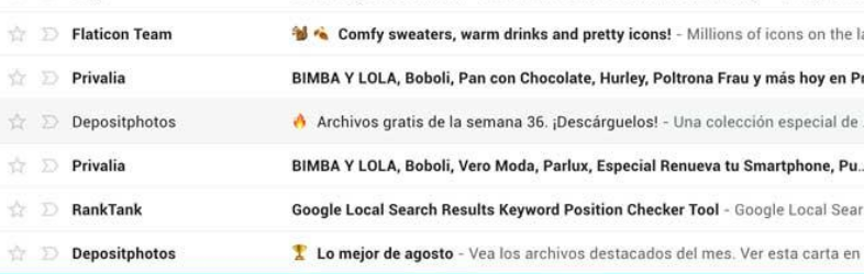 Asunto del email para fidelizar clientes