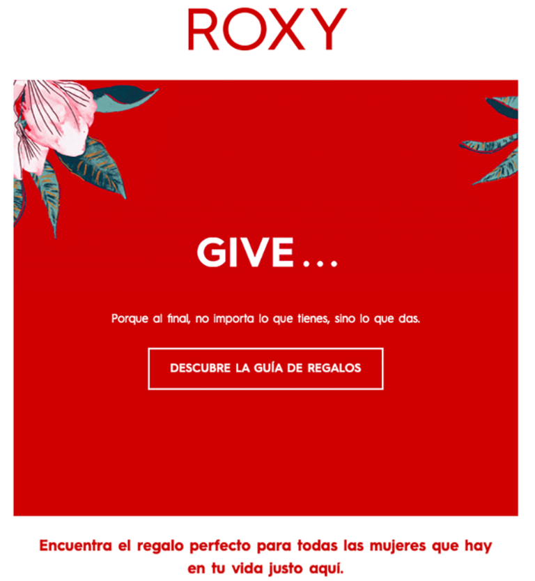 Correos de agradecimiento: marketing de contenidos de Navidad