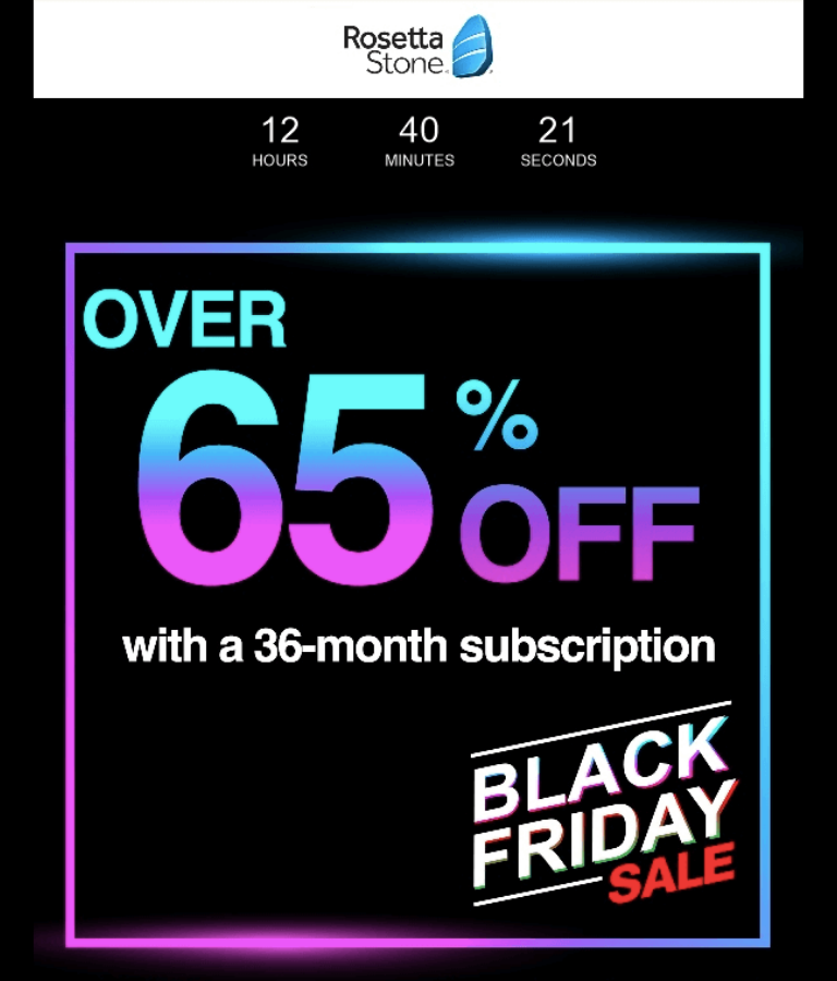 Crea una campaña de email marketing para el Black Friday
