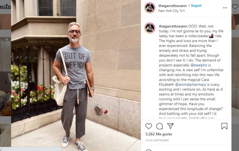 Ejemplos de influencer marketing para mayores de 50: Garrett Swann