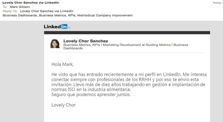 Usa un perfil de autoridad para contactar