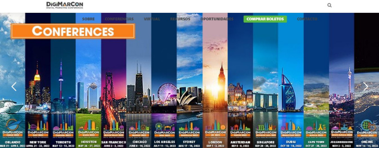 Eventos de marketing en 2022: DigiMarCon Global