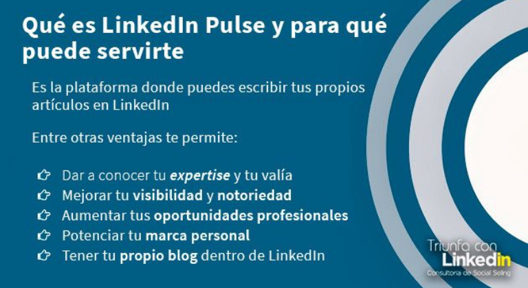Beneficios de LinkedIn Pulse