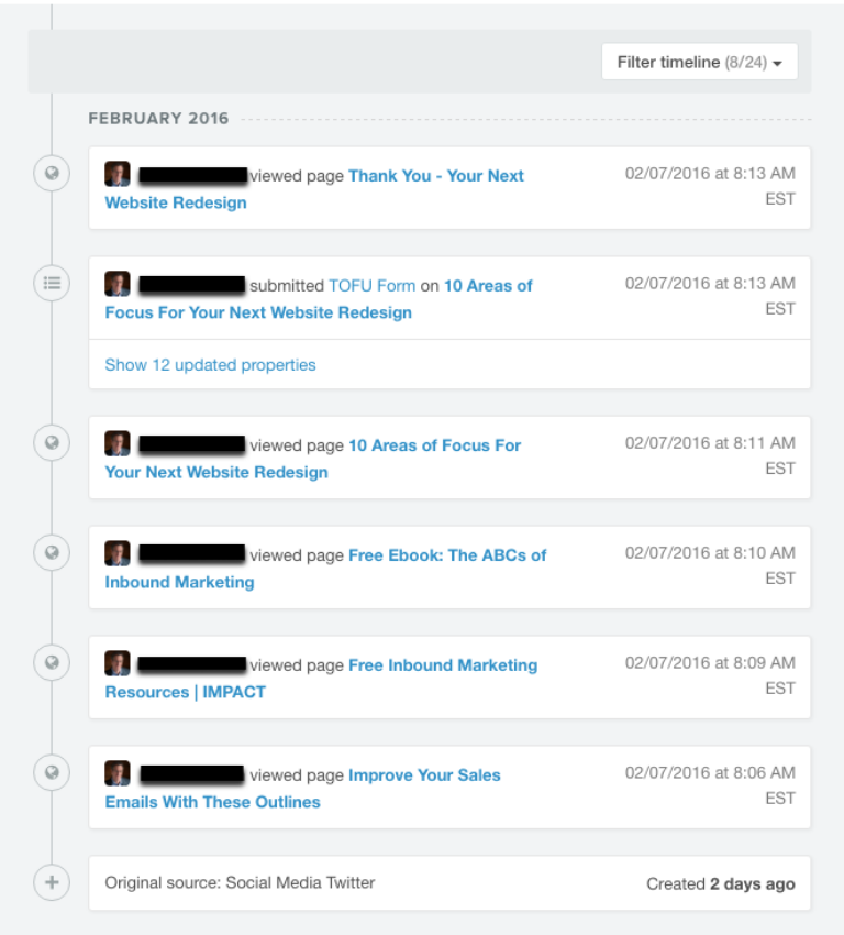 Rastrea el viaje del comprador