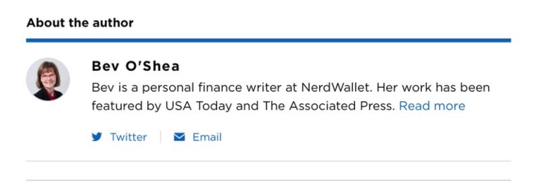 Presentar el autor del contenido para contenidos de calidad