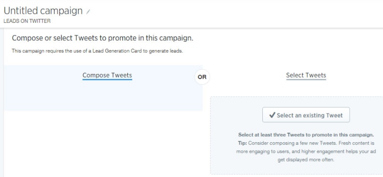 Configurar conversiones Twitter
