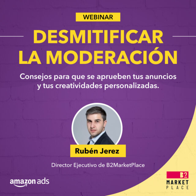 Video Sponsored Brands: las claves para superar la moderación de Amazon Ads en este webinar exclusivo