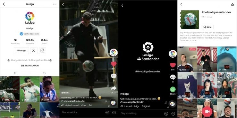 TikTok: La Liga Española de Fútbol