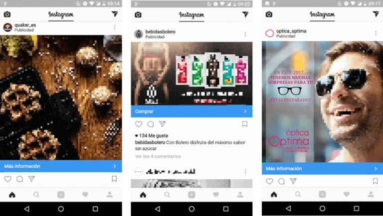 No crear anuncios atractivos para Instagram
