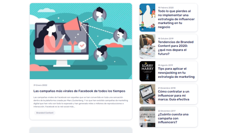 Generar contenido de relevancia 