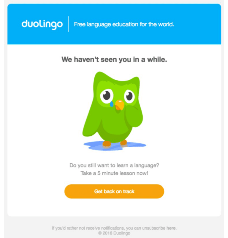 Reactivación de clientes