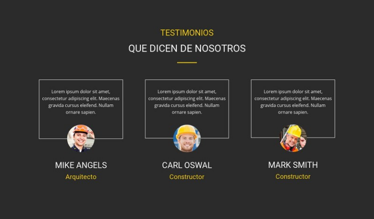 Compradores satisfechos dando testimonio