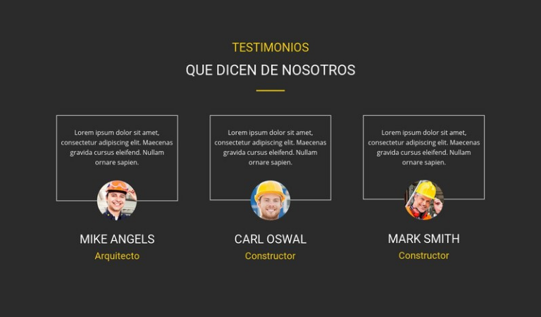 Testimonios de usuarios