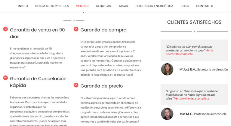 Clientes satisfechos y reseñas positivas